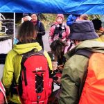 Bild: 3.te Wupperberge Glühwein-Wanderung 2024 | Immer ein kleines Päuschen wert; die Verpflegungspunkte, wo es auch Glühwein gab