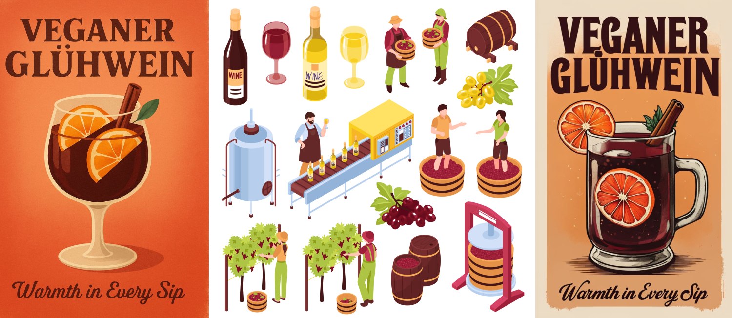 Symbolbild des Glühwein-Checks zum Thema veganer Glühwein